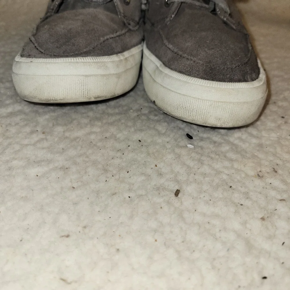 Sperry Top-Sider Gray‎ Crest Boat Canvas Deck Shoes  Womens Size 7.5
